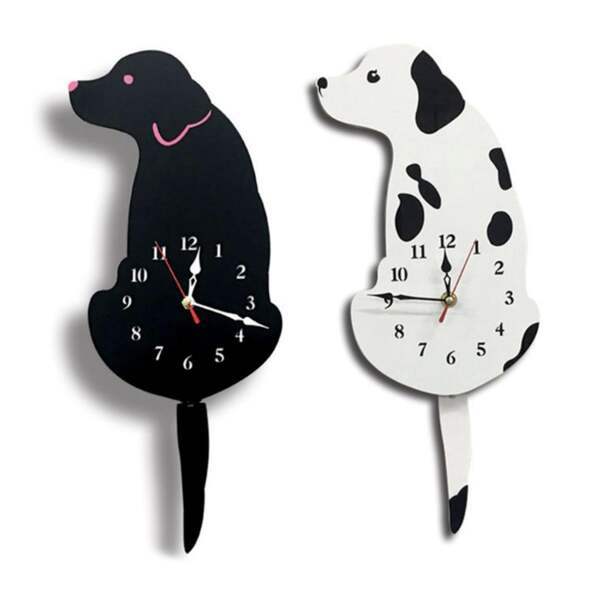 🐾Wagging Tail Dog Clock💝