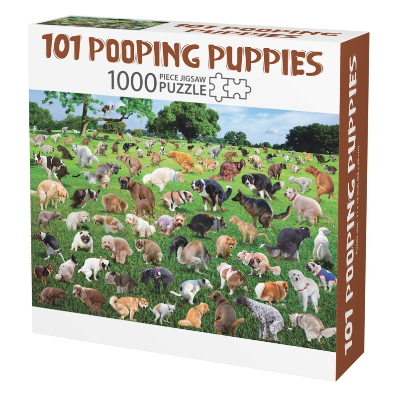 🔥 Hot Sale 20% off 💖- 101 Pooping Puppies 1000-Piece Jigsaw Puzzle 🧩