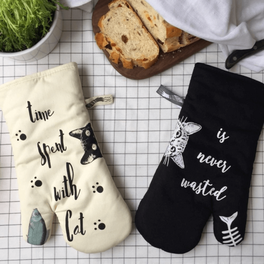 Kitty Oven Gloves