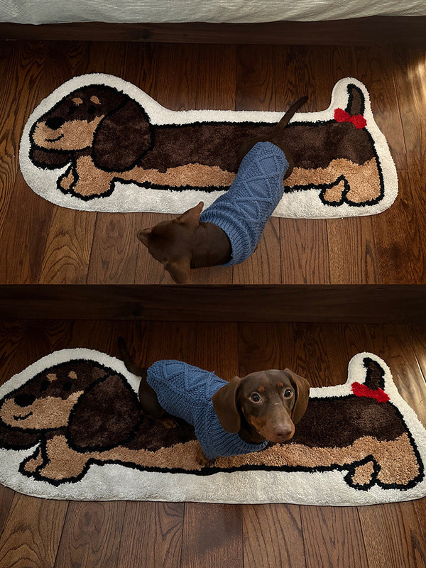 🎉Hot Sale 40%off- 💖Purr-fectly Cozy Cat and Dog Shaped Rug✨