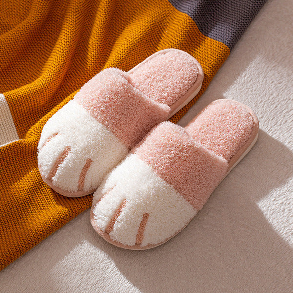 ⚡Clearance sale - Fluffy Cat Paw Slippers🔥