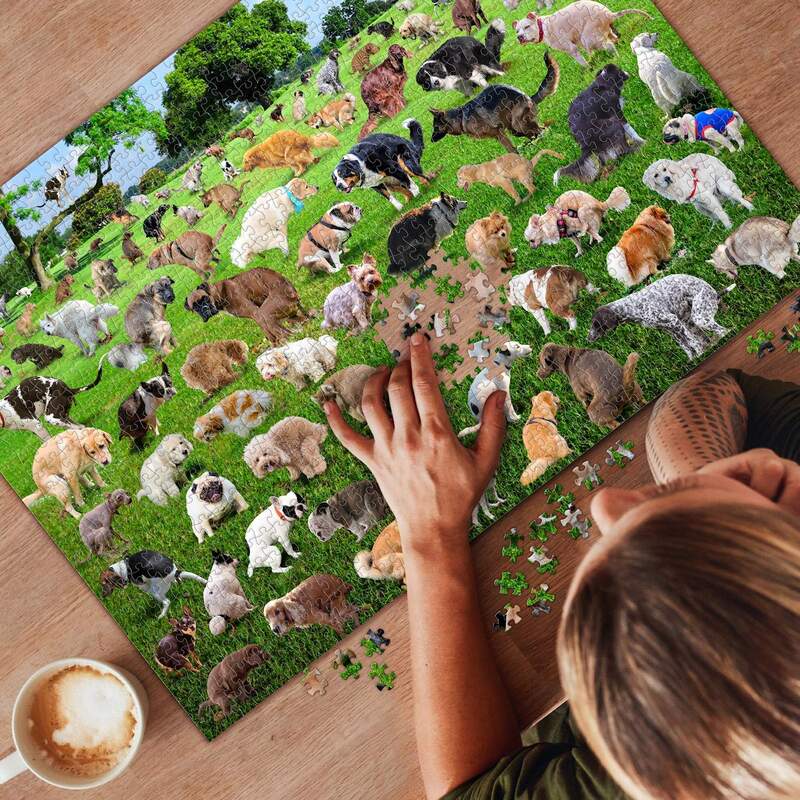 🔥 Hot Sale 20% off 💖- 101 Pooping Puppies 1000-Piece Jigsaw Puzzle 🧩