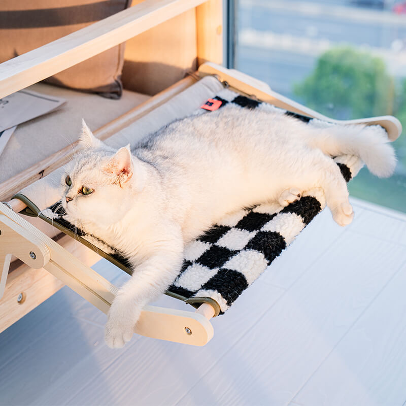 🐱Hot Sale 25%Off - Extra-Long Bedside Cat Hammock💝