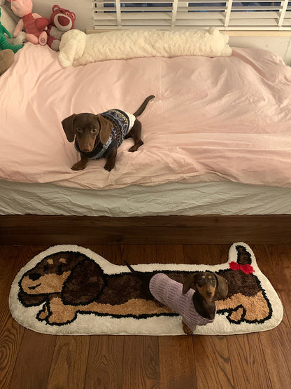 🎉Hot Sale 40%off- 💖Purr-fectly Cozy Cat and Dog Shaped Rug✨