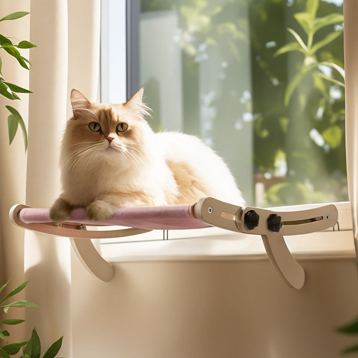 🐱Hot Sale 25%Off - Extra-Long Bedside Cat Hammock💝