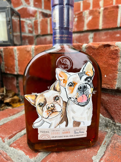 🔥 Hot Sale 40% off 🔥- Custom Whiskey Bottles with Pet Portraits