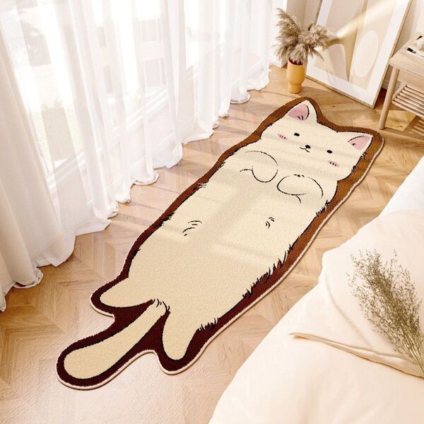 🎉Hot Sale 40%off- 💖Purr-fectly Cozy Cat and Dog Shaped Rug✨