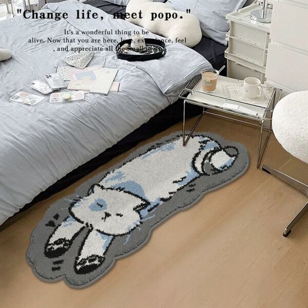 🎉Hot Sale 40%off- 💖Purr-fectly Cozy Cat and Dog Shaped Rug✨